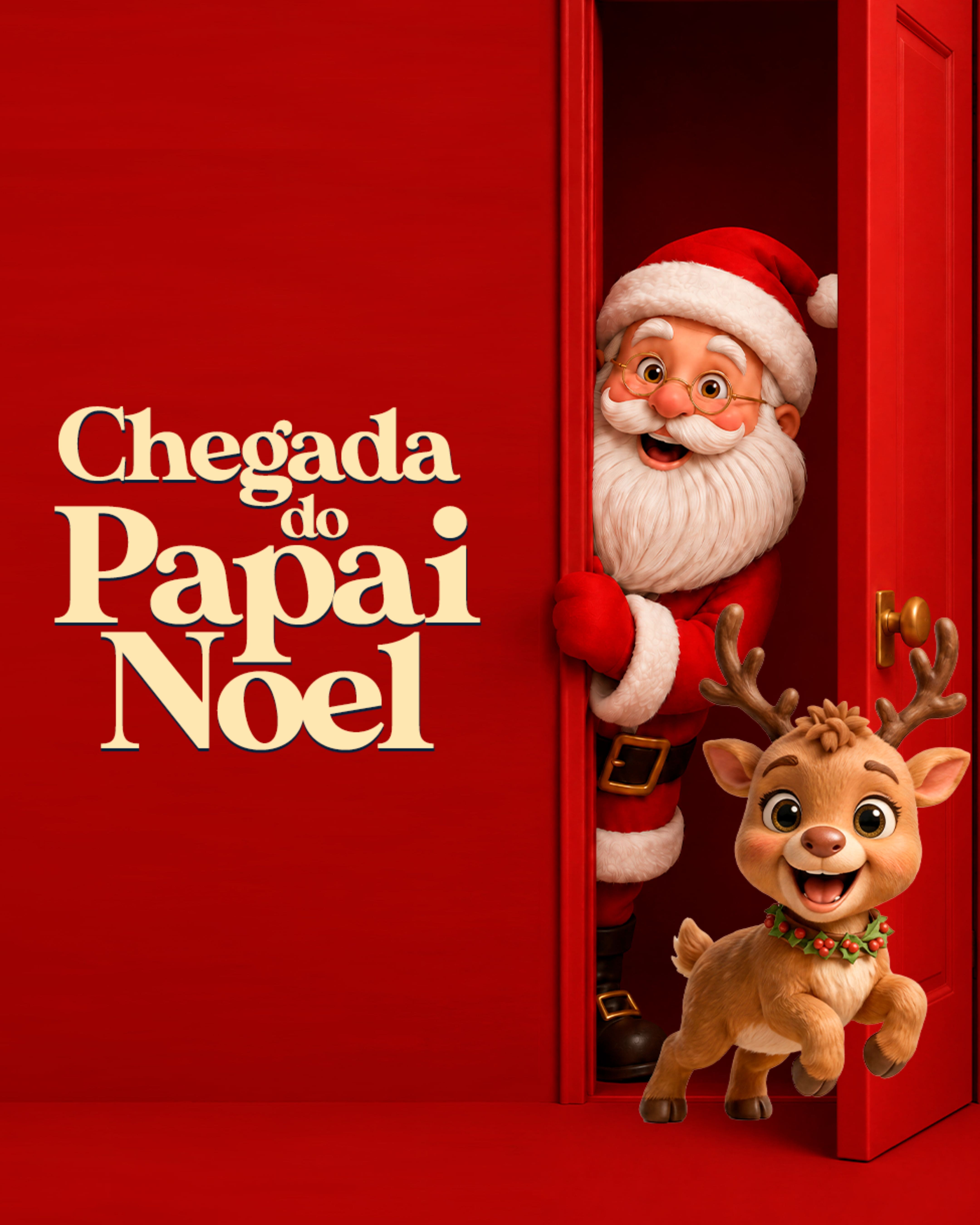 Chegada do Papai Noel - 31 de outubro no Shopping Praça da Moça